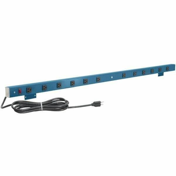 Benchpro 36'' Dark Blue 8-Outlet Mountable Power Strip A8-36 595A836DB